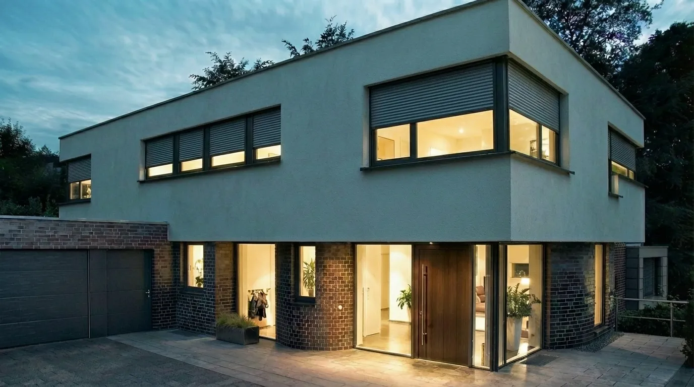 Nachher: Fenster mit Rollladen